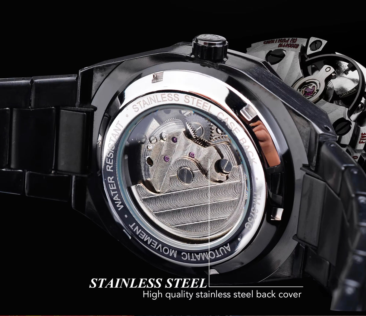 Skeleton luxury watch