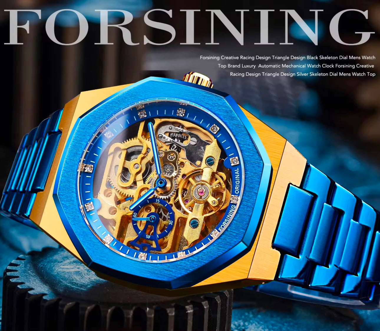 Skeleton luxury watch