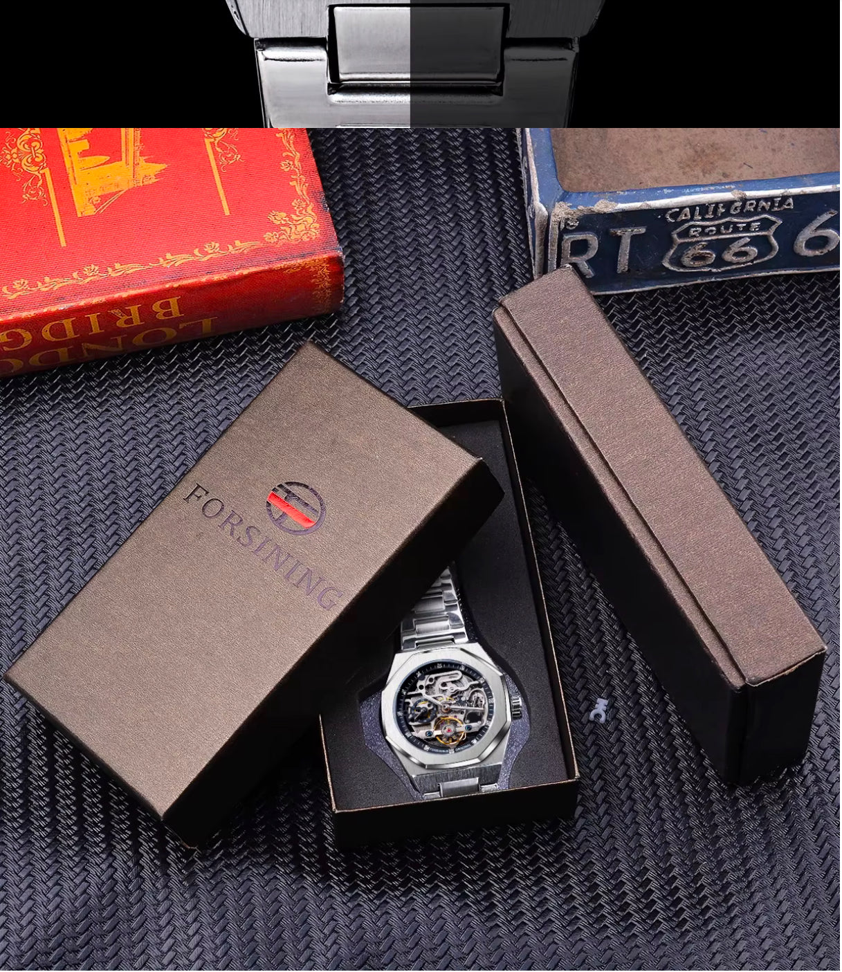 Skeleton luxury watch