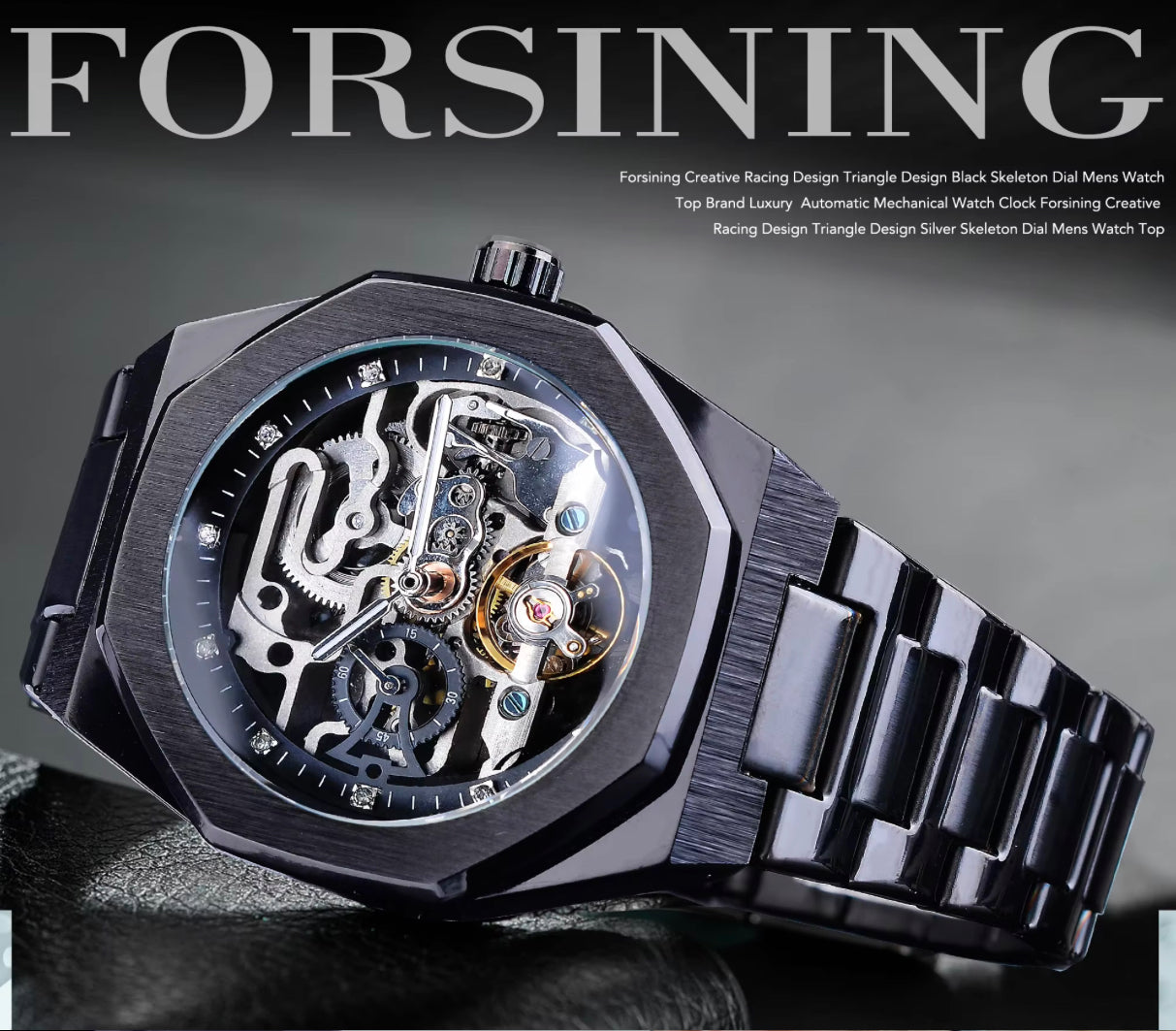 Skeleton luxury watch